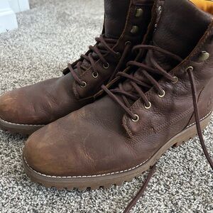 Timberland Dark Brown Leather Men's Boots